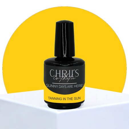 Tanning In The Sun – Semi-Permanent UV/LED Yellow Nail Polish | 15 ml