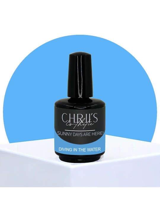Diving In The Water – Semi-permanenter UV/LED Nagellack Blau | 15 ml