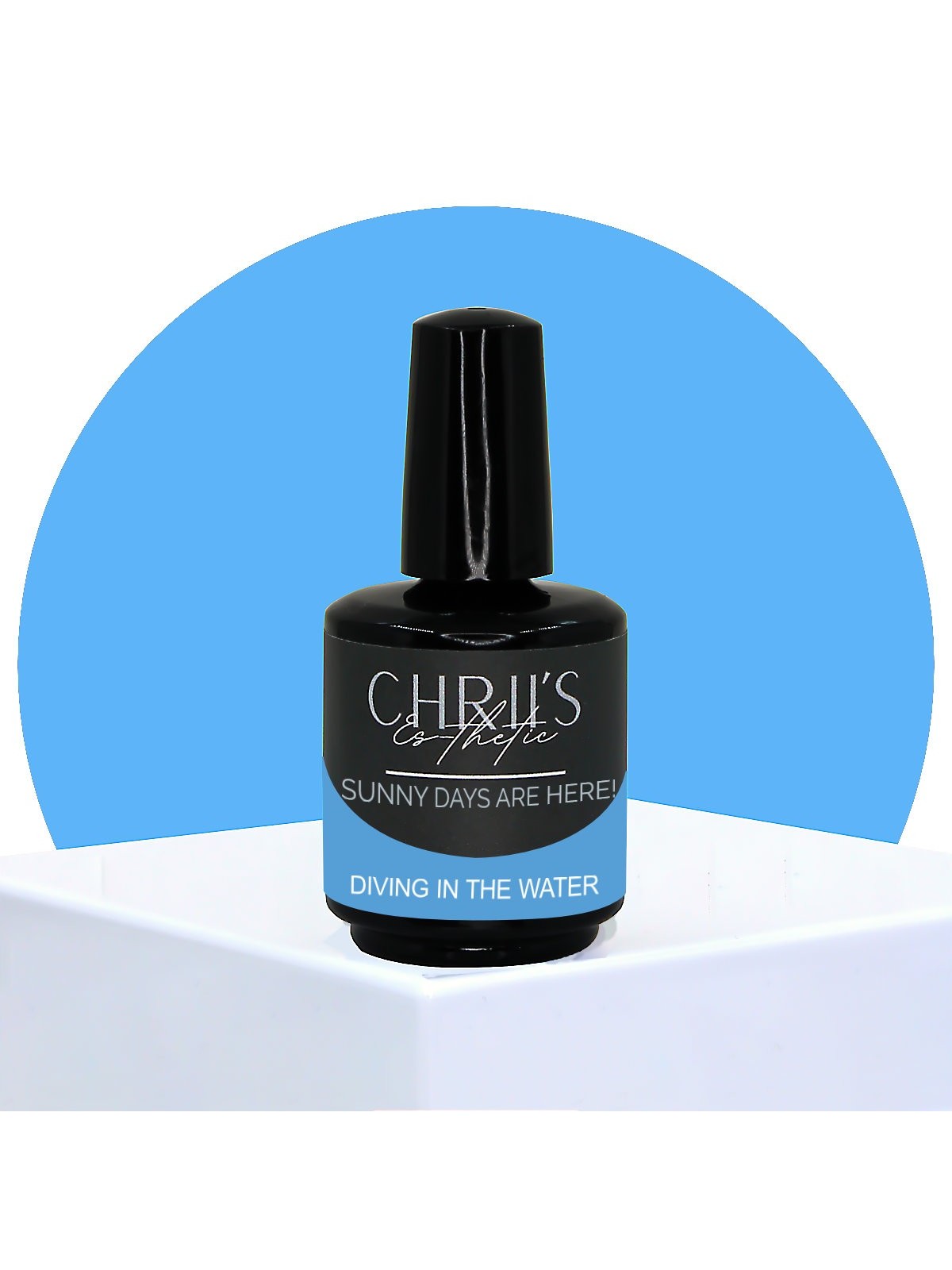 Diving In The Water – Semi-permanente UV/LED Nagellak Blauw | 15 ml
