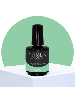 Guava Cosmopolitan – Semi-Permanent UV/LED Opaque Mint Green Nail