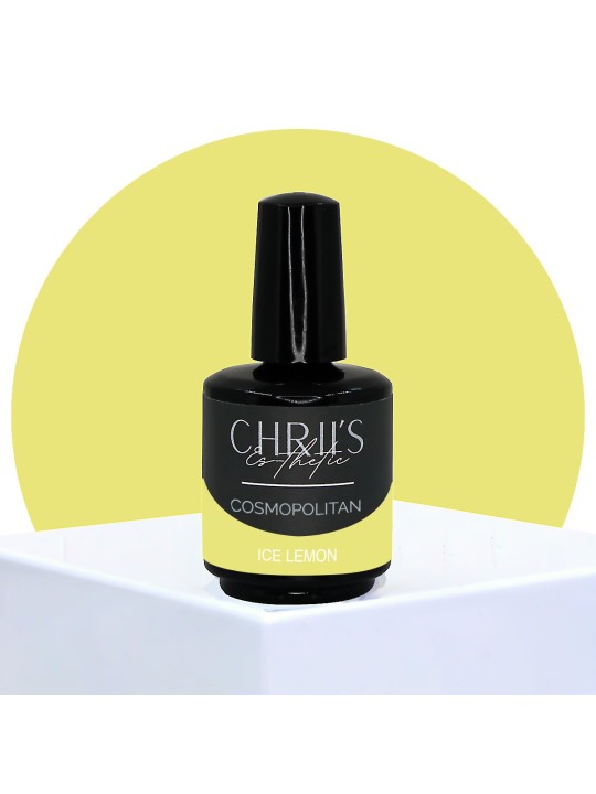 Ice Lemon Cosmopolitan – Vernis Semi-Permanent UV/LED Jaune Citron