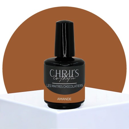 Amande – Semi-permanente UV/LED Nagellak Lichtbruin | 15 ml