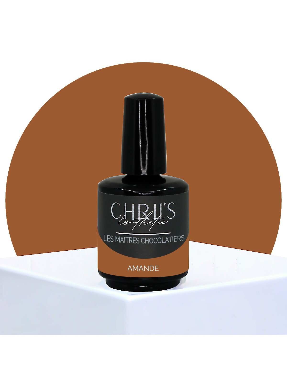 Amande – Vernis Semi-Permanent UV/LED Brun Clair | 15 ml