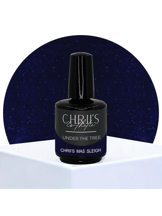 Chrii's Mas Sleigh – Vernis Semi-Permanent UV/LED Bleu Marine Nacré