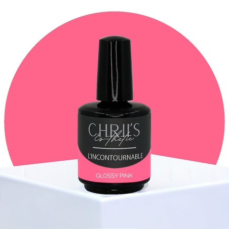 Glossy Pink – Vernis Semi-Permanent UV/LED Rose | 15 ml