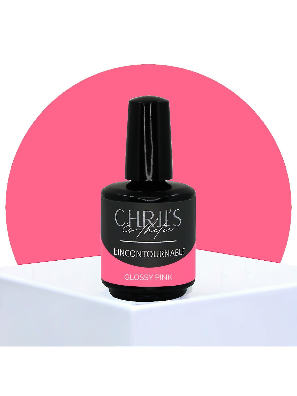 Glossy Pink – Vernis Semi-Permanent UV/LED Rose | 15 ml