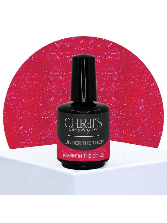 Kissin' in the Cold  Vernis Semi-Permanent UV/LED Rose Framboise Irisé