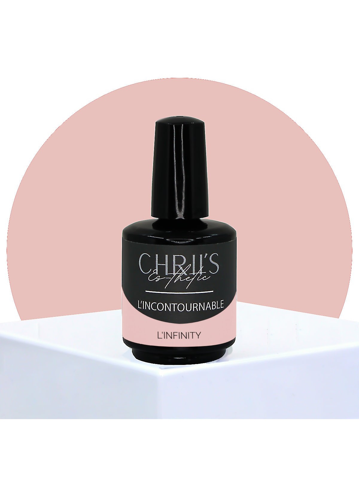 L'infinity – Vernis Semi-Permanent UV/LED Nude Abricot | 15 ml