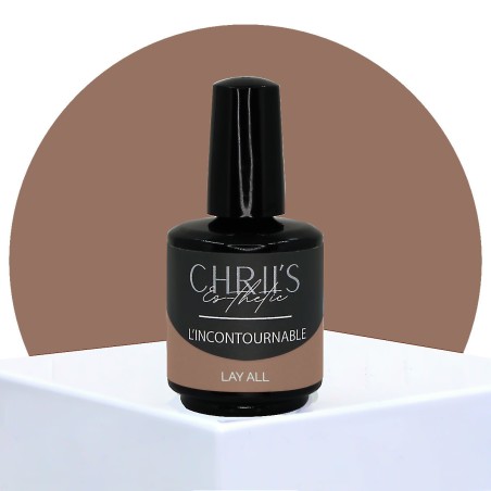 Lay All – Vernis Semi-Permanent UV/LED Nude Brun | 15 ml
