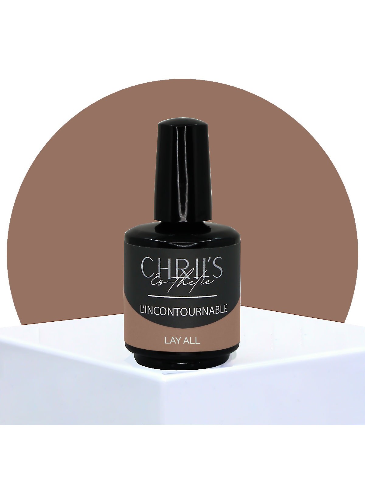 Lay All – Vernis Semi-Permanent UV/LED Nude Brun | 15 ml