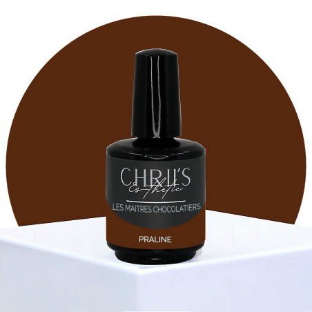 Praline – Semi-permanente UV/LED Nagellak Bruin | 15 ml