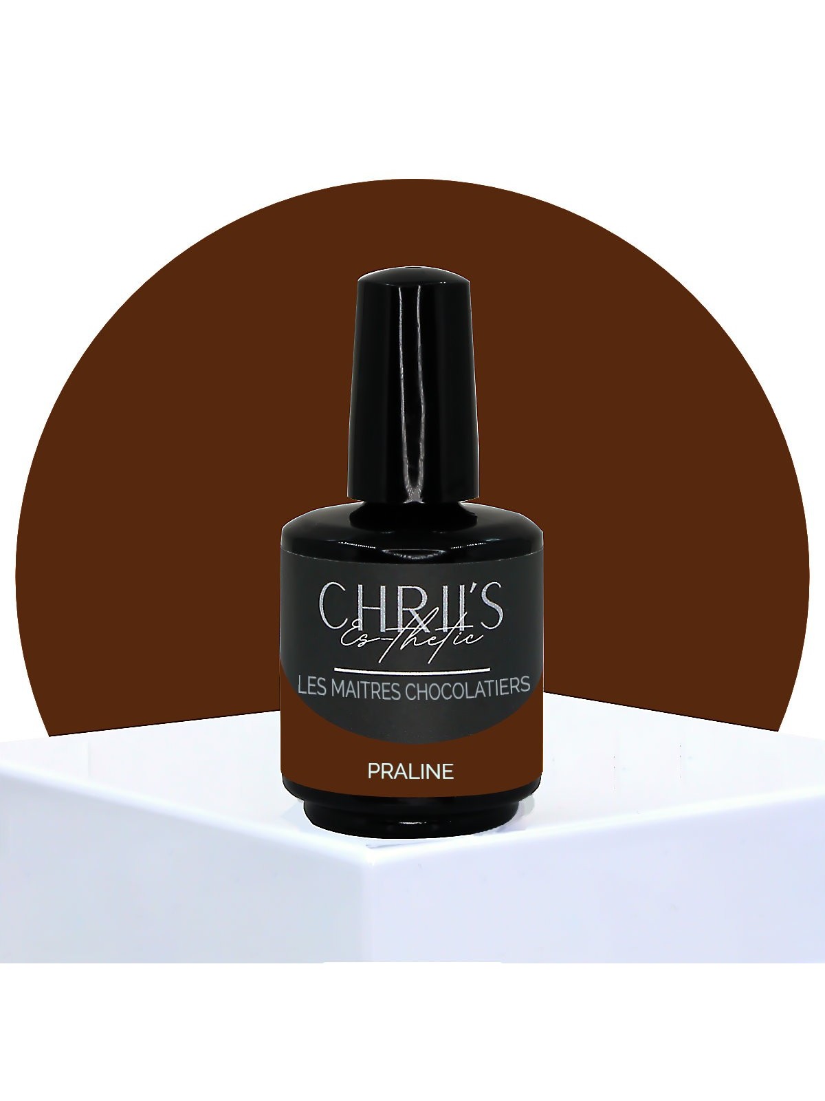 Praline – Semi-permanente UV/LED Nagellak Bruin | 15 ml