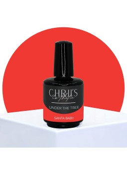 Santa Baby – Semi-Permanent UV/LED Opaque Festive Red Nail Polish | 15