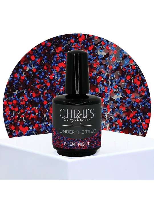 Silent Night – Semi-Permanent UV/LED Glittery Midnight Blue
