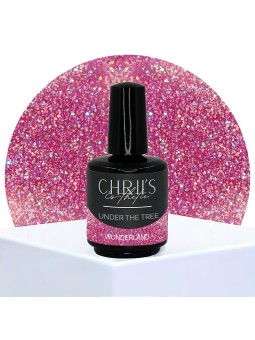 Wonderland – Semi-Permanent UV/LED Glittery Pink Gold Nail Polish 15ML