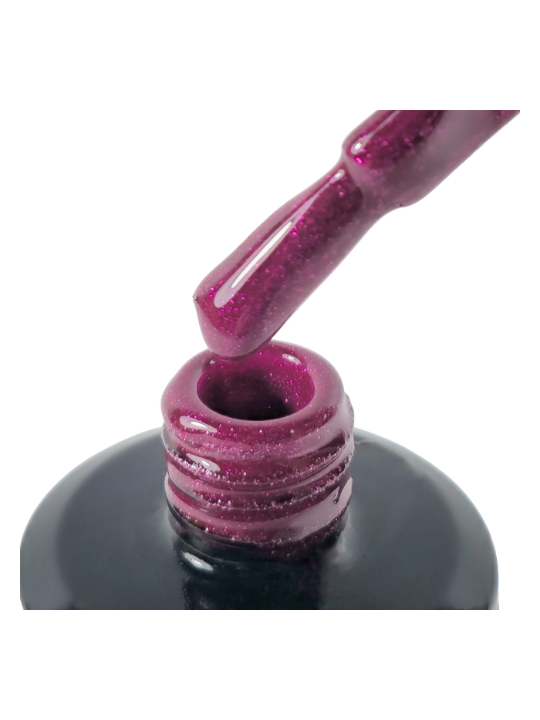 Ho Ho Ho – Semi-permanenter UV/LED Nagellack Glitzermalve | 15 ml