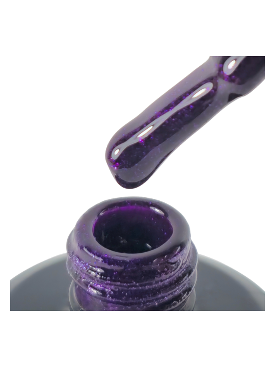 Holy Night – Semi-permanenter UV/LED Nagellack Glitzermalve | 15 ml