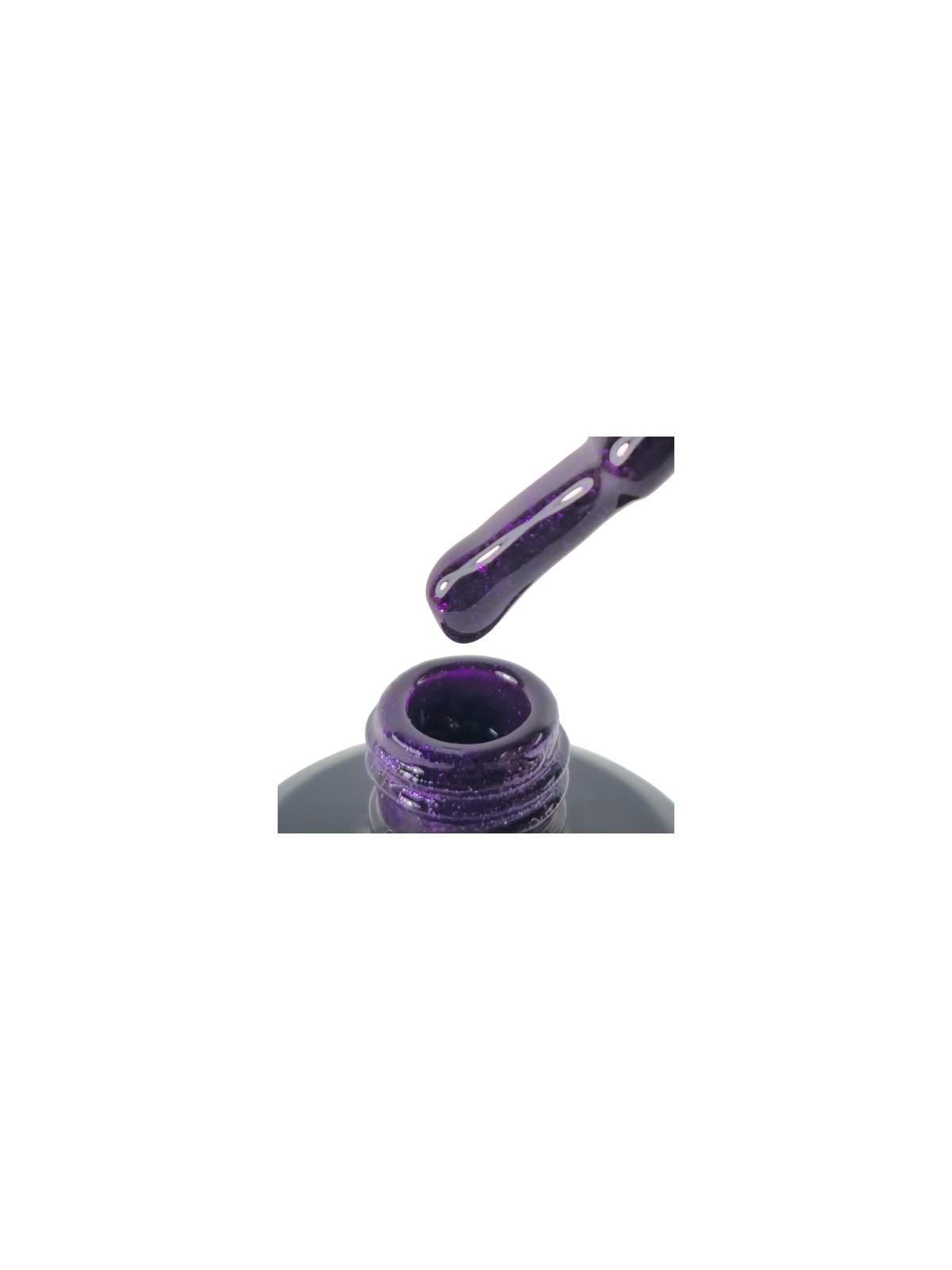 Holy Night – Semi-permanenter UV/LED Nagellack Glitzermalve | 15 ml