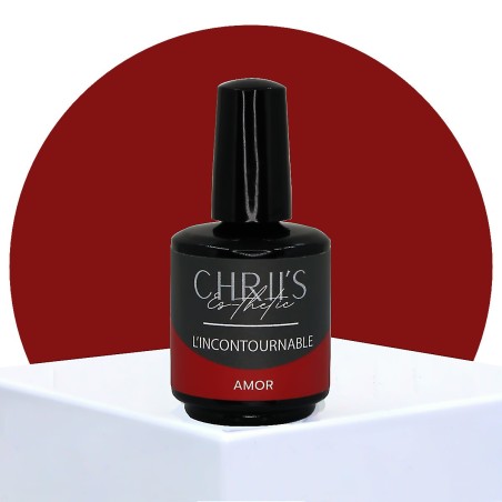 Amor – Vernis Semi-Permanent UV/LED Rouge | 15 ml