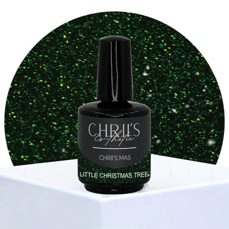 Little Christmas Tree – Vernis Semi-Permanent UV/LED Vert Pailleté
