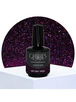 My Only Wish Chrii's Mas – Semi-Permanent UV/LED Glitter Mauve Nail