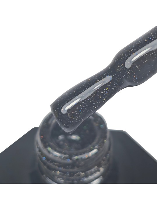 Winter Midnight – Semi-permanenter UV/LED Nagellack Glitzerschwarz