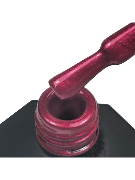 Berry Red – Vernis Semi-Permanent UV/LED Rouge Irisé | 10 ml