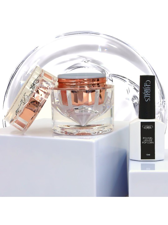 Pop Corn Clear – Polygel liquide transparent, vegan | 10 ml