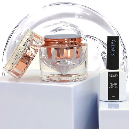 Pop Corn Clear – Polygel liquide transparent, vegan | 10 ml