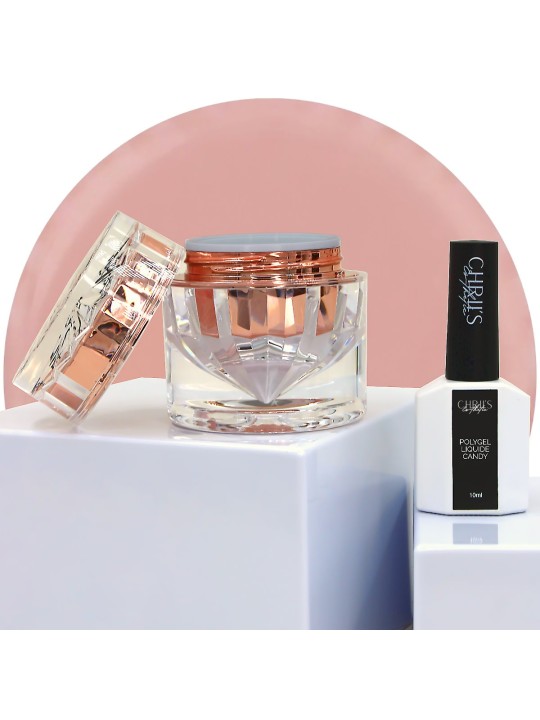 Candy Nude – Polygel liquide nude universel, vegan | 10 ml