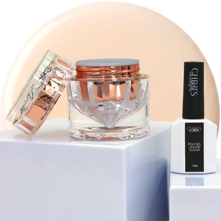 Sugar Beige Blanc – White Beige Liquid Polygel, HEMA-Free, Vegan | 10