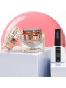 Velvet Bloom — Leicht Schimmerndes Rosé Flüssiges Polygel HEMA-frei UV