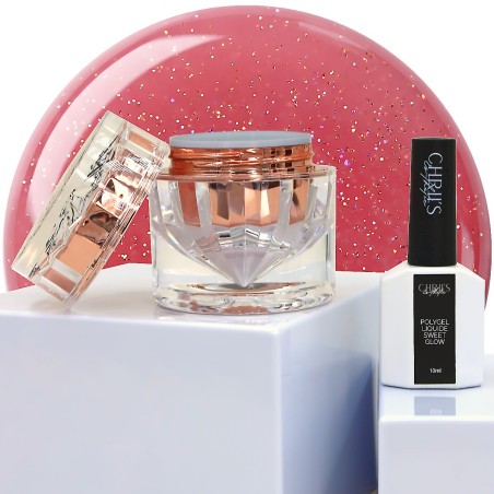 Sweet Glow – Schimmerndes Rosé Glamour Polygel, vegan | 10/30 ml