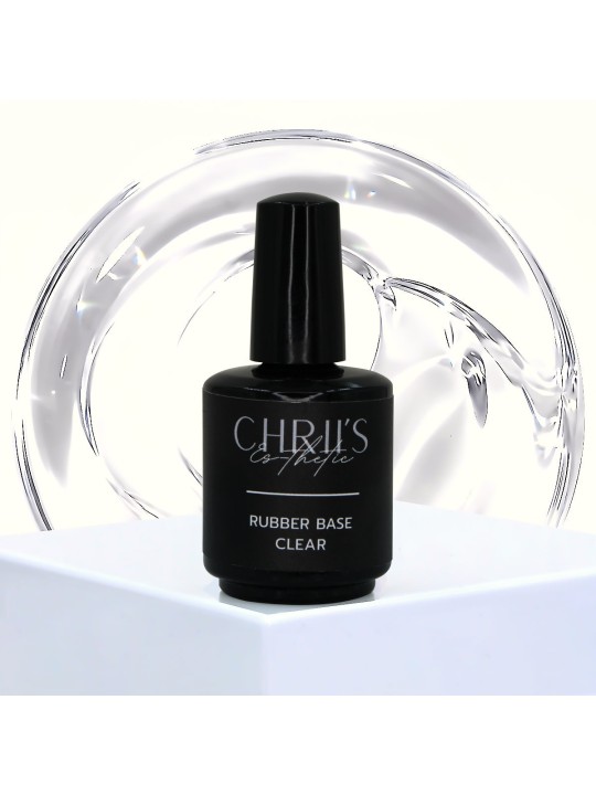 Rubber Base Clear - Clear Rubber Gel Base Di-HEMA Free | 15 ml