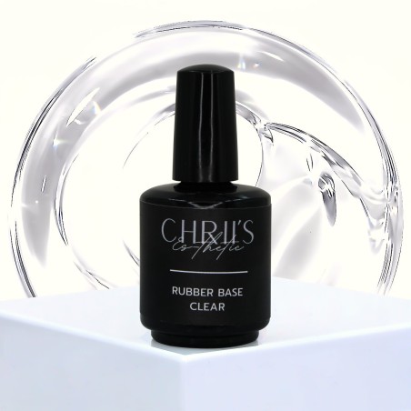 Rubber Base Clear - Clear Rubber Gel Base Di-HEMA Free | 15 ml