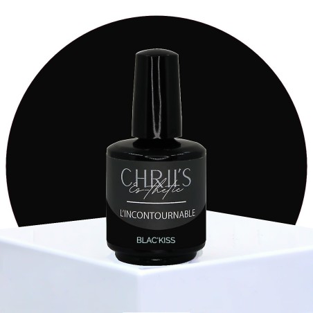 Blac'kiss – Vernis Semi-Permanent UV/LED Noir | 15 ml