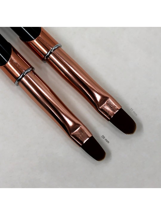 Crystal Constructor 1 – Pinceau Polygel Plat Arrondi | 9 mm