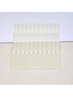 Nuancier Blanc — 3 Emplacements Brillant/Mat/Effet | Lot de 50