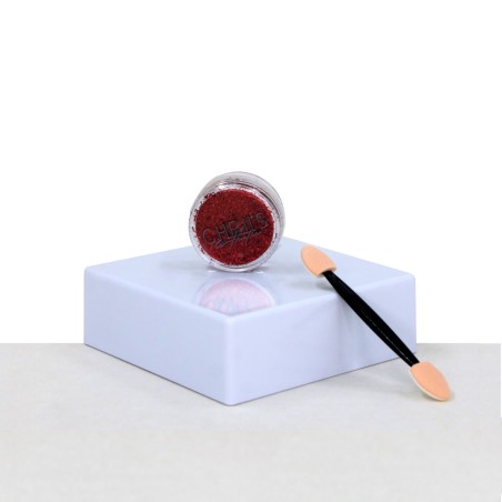 Flake Red – Fine Flakes, Glamour Effect