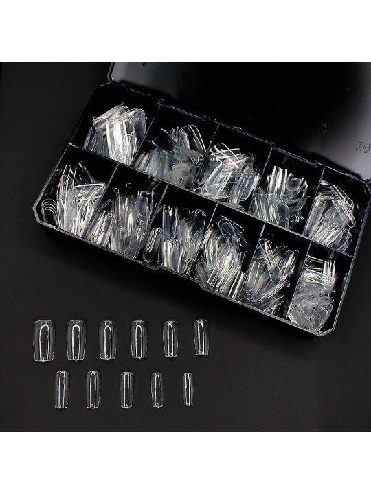 Gel X Square – American Capsule Square Shape | S, M & Long