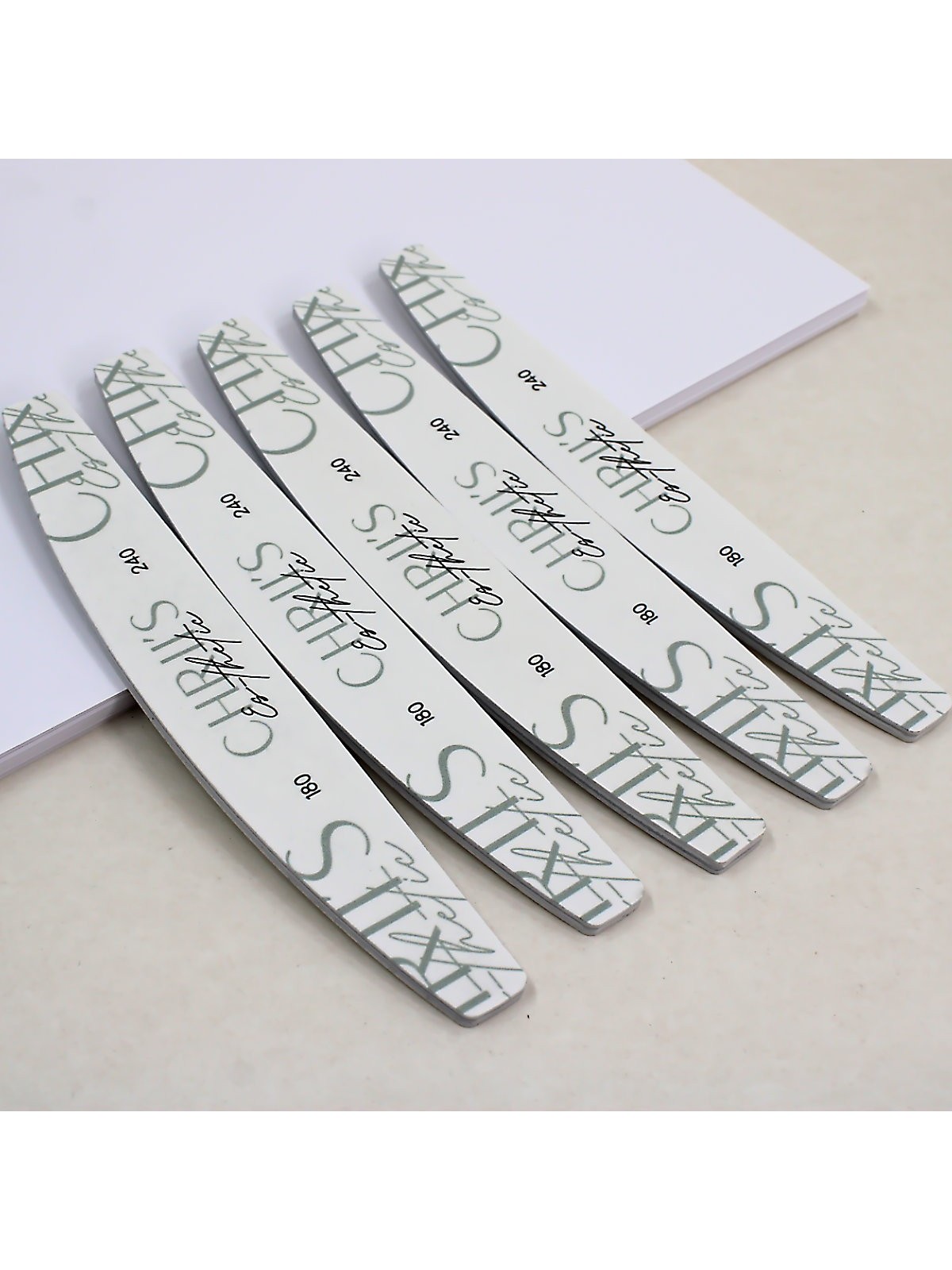 Ellipse Double-Sided Nail File Grain 180/240 – 17.5 cm | Single or Pac