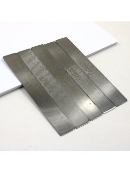 Rectangular Metal Nail File Holder – Reusable Stainless Steel | 3.50€
