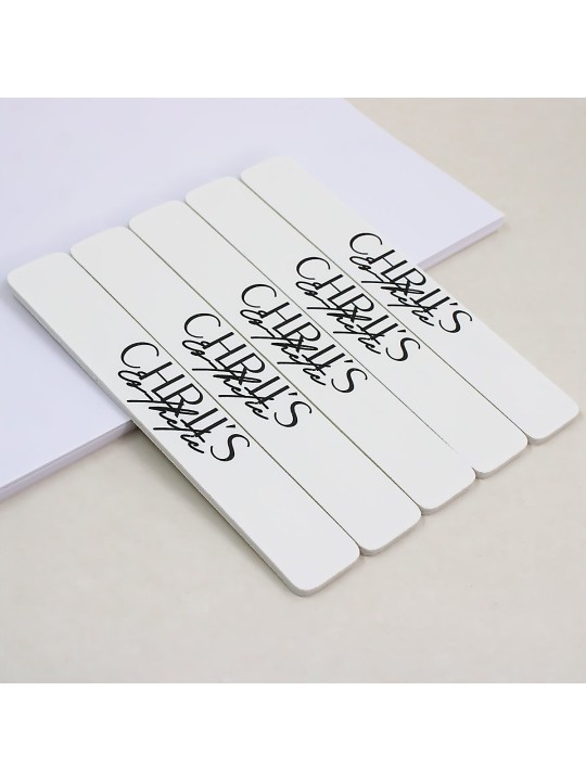 Straight Double-Sided Nail File Grain 100/180 – Single, Pack 5 or 10 |