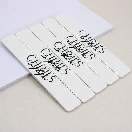 Straight Double-Sided Nail File Grain 100/180 – Single, Pack 5 or 10 |