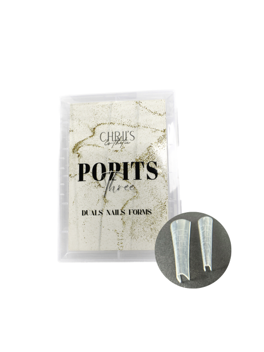 Popits Three – Demi Popits C-Curve Prononcé | 120 pièces