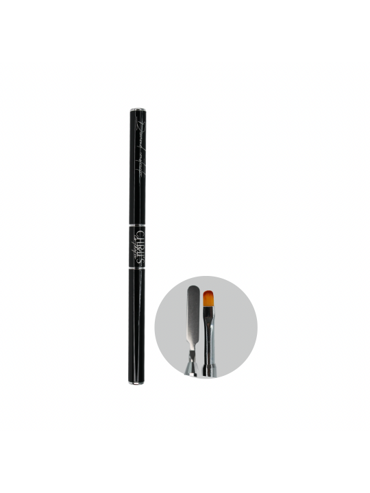 Diamond Constructor – Ovaler Aufbau-Pinsel Nylon Polygel | 9 mm