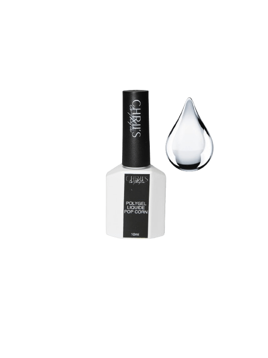 Pop Corn Clear – Clear Liquid Polygel, HEMA-Free, Vegan | 10 ml