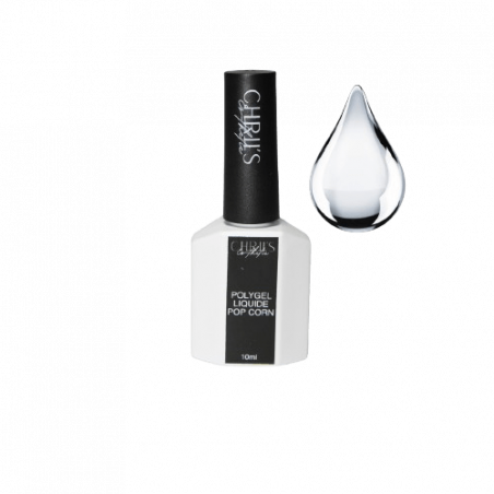 Pop Corn Clear – Clear Liquid Polygel, HEMA-Free, Vegan | 10 ml