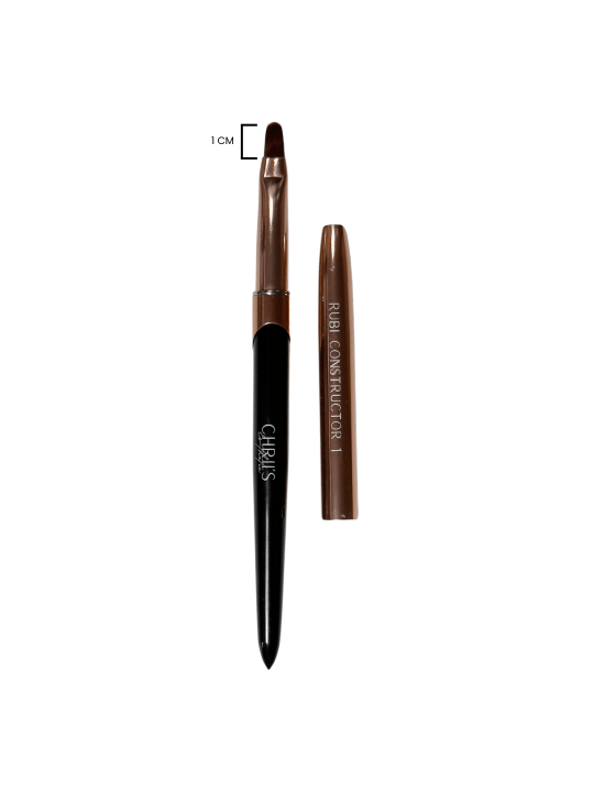 Rubi Constructor 1 – Pinceau Gel Ovale Plat Nylon 10 mm | 17,00€