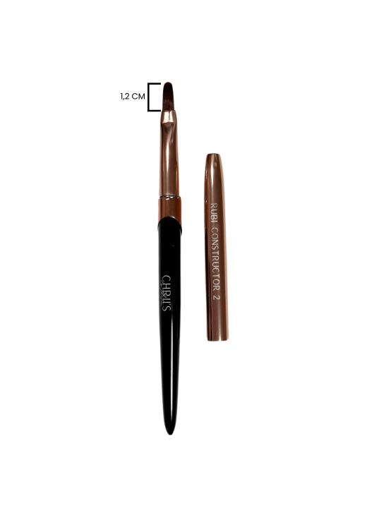 Rubi Constructor 2 – Flat Oval Gel Brush Nylon 12 mm | 17.00€